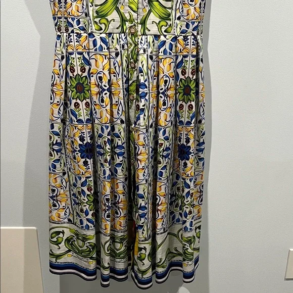 🌟 Dalia McPhee Vibrant Tile Print Maxi Dress – Size Large – Like New 🌟 - Picture 8 of 15
